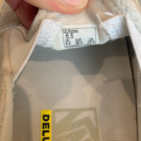 Women’s VANS Asher Slip-On Canvas Shoes - neutral Cream color - Picture 2 of 11